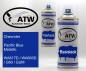 Preview: Chevrolet, Pacific Blue Metallic, WA617D / WA693D / G60 / GUM: 400ml Sprühdose + 400ml Klarlack - Set, von ATW Autoteile West.